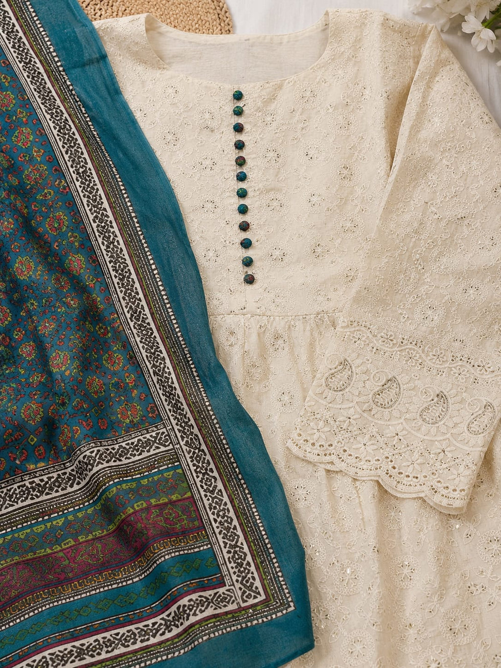 Ivory Serenity Kurta Set