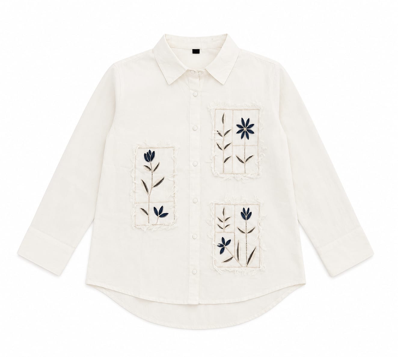 VEMES - Women's White Floral Printed Co-Ord Set