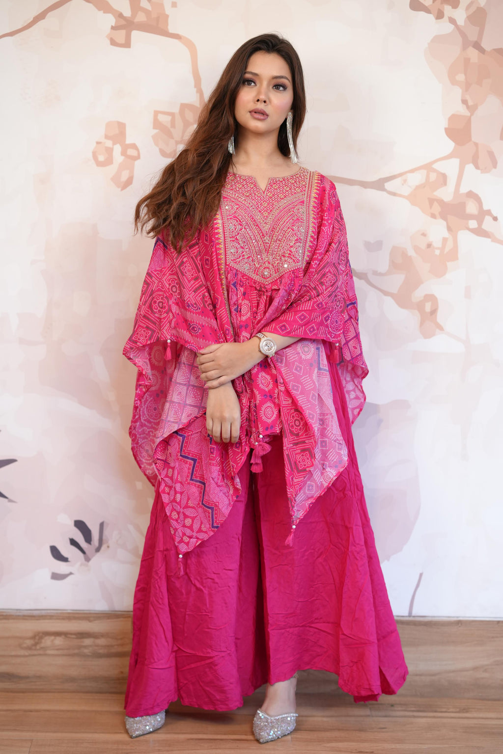 Kaftan Kurta Set with Palazzo Pants 