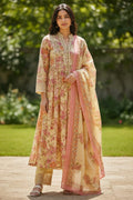 Amber Bloom | Printed Anarkali Set